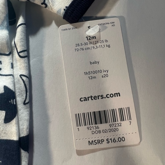 Carter’s - Boys - Onesie - Picture 3 of 3